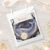 Celestial Moon “Thank You” Favor Bag フェイバーバッグ (クリップ留めされた状態)