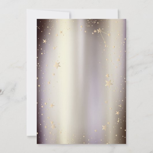 Celestial Moons,Stars Magical Bridal Luncheon  招待状 (裏面)