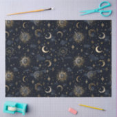 Celestial Moons & Stars Tissue Paper 薄葉紙 (クラフト)