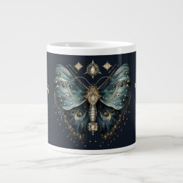 Celestial Moth Witch’s Brew – Elegant Gothic Mug ジャンボコーヒーマグカップ