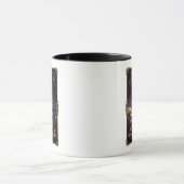 Celestial Mount Fuji Japan Pagoda Travel Art マグカップ (中央)