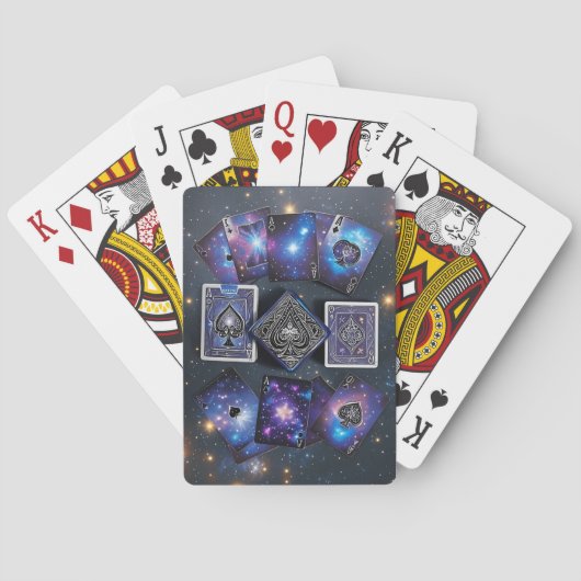 Celestial Nebula Galaxy Space Themed Playing Cards トランプ (裏面)
