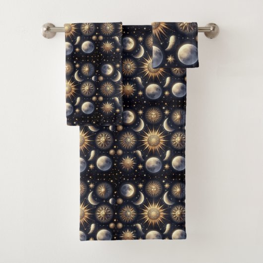Celestial Night Sky Towel Set バスタオルセット (インサイチュ)