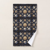 Celestial Night Sky Towel Set バスタオルセット (ハンドタオル)