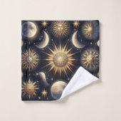 Celestial Night Sky Towel Set バスタオルセット (ウォッシュタオル)