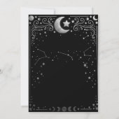 Celestial Over the Moon Baby Shower Invitation  招待状 (裏面)