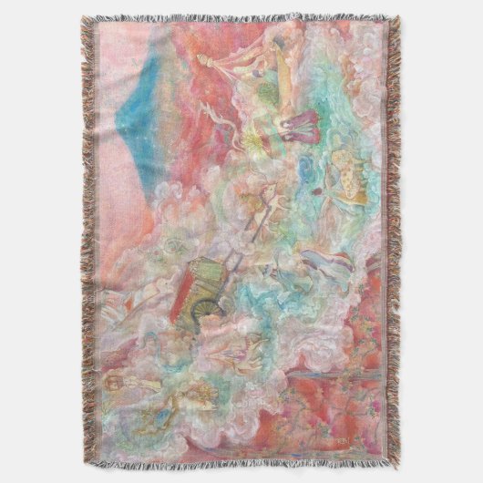 Celestial Parade: A Dreamt Ritual スローブランケット (正面縦)