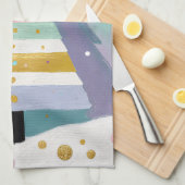 Celestial Pastel Christmas Tree キッチンタオル (四つ折り)