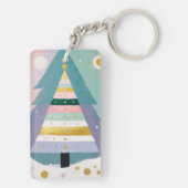 Celestial Pastel Christmas Tree キーホルダー (裏面)