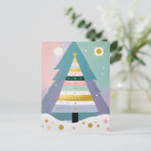 Celestial Pastel Christmas Tree シーズンポストカード (スタンド正面)