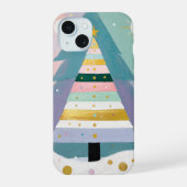 Celestial Pastel Christmas Tree iPhone 15ケース (裏面)