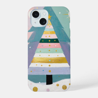 Celestial Pastel Christmas Tree iPhone 15ケース