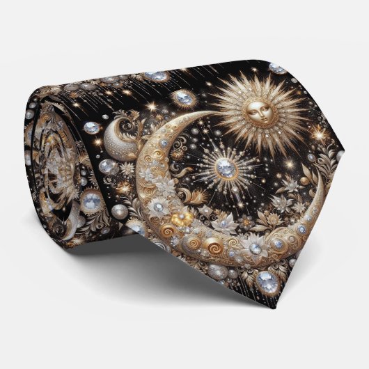 Celestial Pattern Diamond ネクタイ (ロール)