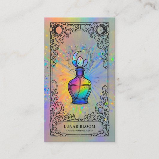 Celestial Perfume | Holographic Luxury  名刺 (正面)