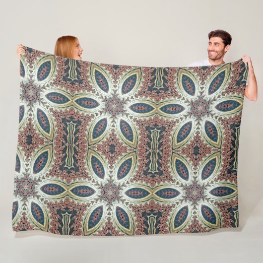 Celestial Petals of Infinity フリースブランケット (インサイチュ)