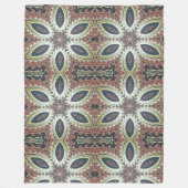 Celestial Petals of Infinity フリースブランケット (正面)