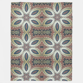 Celestial Petals of Infinity フリースブランケット