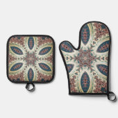Celestial Petals of Infinity 鍋つかみ&鍋敷きセット (正面)
