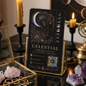 Celestial Piercing Studio Luxury Black Gold QR  名刺