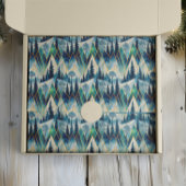 Celestial Pines Mountain Abstract Winter  薄葉紙