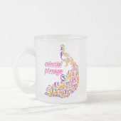 celestial plumage フロストグラスマグカップ (左)