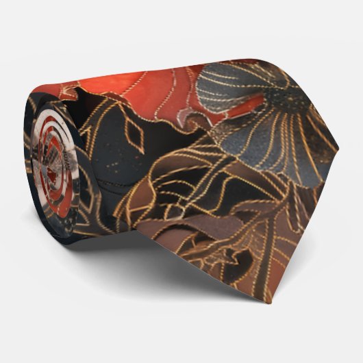 Celestial Poppies ネクタイ (ロール)