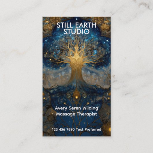 Celestial Portal | 命の樹 名刺 (正面)
