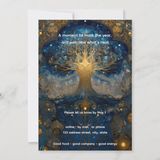 Celestial Portal | Tree of Life 招待状 (裏面)