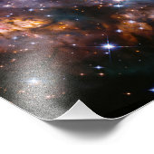 Celestial Prawn Drifting Through the Cosmic Deep フォトプリント (角)