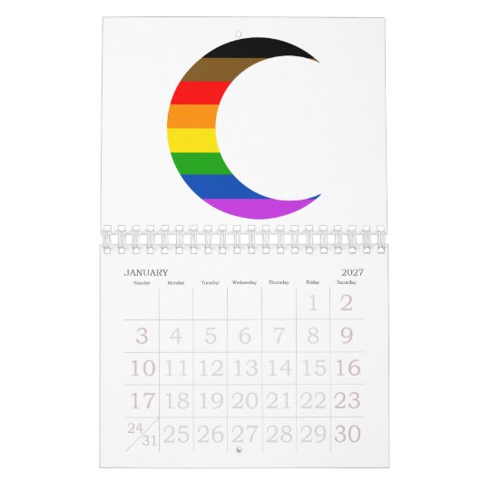 Celestial Pride & Auntie FAFO 24 Month Calendar カレンダー (1月 2027)