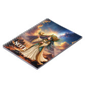 Celestial Priestess of the Golden Pyramid ノートブック (左側)