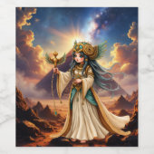 Celestial Priestess of the Golden Pyramid. ワインラベル (シングルラベル)