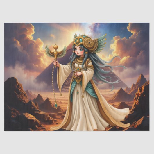 Celestial Priestess of the Golden Pyramid. 薄葉紙 (正面)