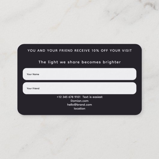 Celestial Pulse Energy Healing 名刺 (裏面)