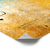 Celestial Pulse – Modern Abstract Geometric Wall ポスター (角)