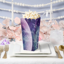 Celestial Purple Galaxy Moon Wedding  フェイバーボックス