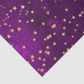 Celestial Purple & Yellow Starry Night Pattern 薄葉紙 (詳細)