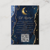 Celestial Quinceanera QR Gift Enclosure Card エンクロージャーカード (正面)
