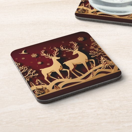 Celestial Reindeer Waltz – Golden Forest コースター (左側)
