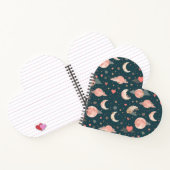 Celestial Romance Dreamy Moon & Stars Valentine Se ノートブック (内部)