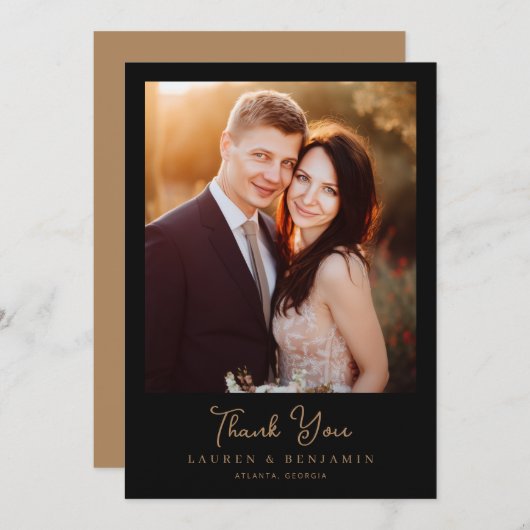 Celestial Romance Wedding サンキューカード (正面/裏面)