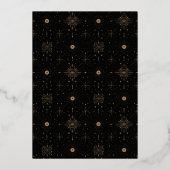 Celestial Romance Wedding 箔招待状 (裏面)