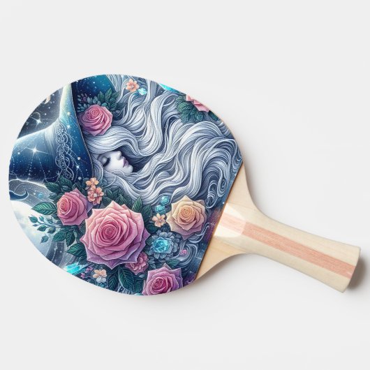 Celestial Rose Witch Dreamscape 卓球ラケット (横)