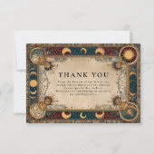 Celestial Royal Baroque Wedding サンキューカード (正面)