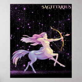 Celestial Sagittarius – Astrology Art ポスター