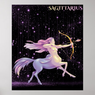 Celestial Sagittarius – Astrology Art ポスター
