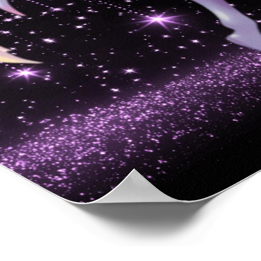 Celestial Sagittarius – Astrology Art ポスター (角)