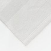 Celestial Scholar White and Gold Accent Blanket フリースブランケット (角)