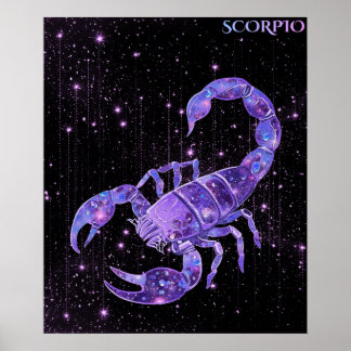 Celestial Scorpio – Astrology Art ポスター