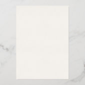 Celestial Sky Stars Wedding Foil Invitation 箔招待状 (裏面)